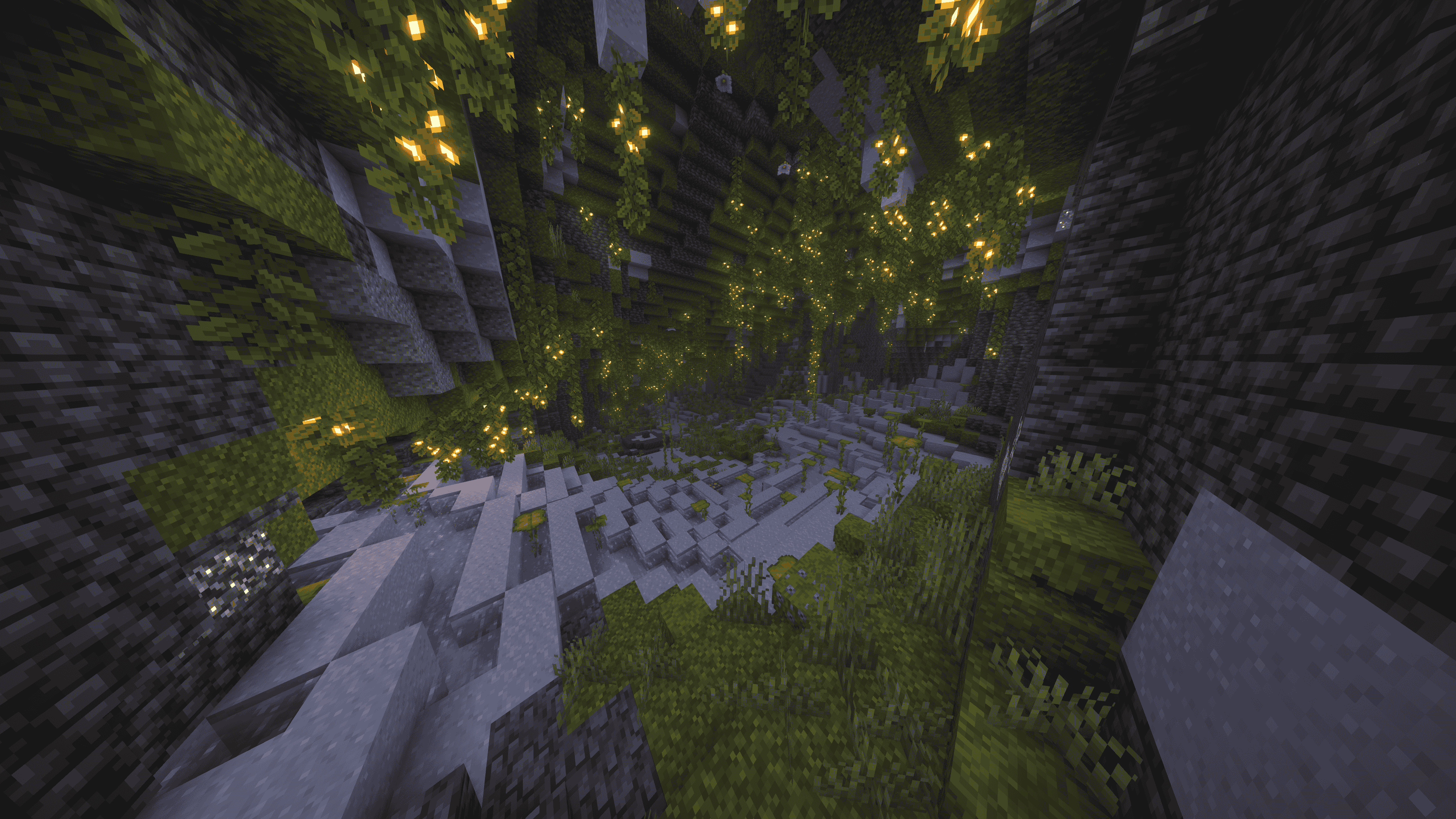 The Largest Underground Lush Cave System in Minecraft (with seed)