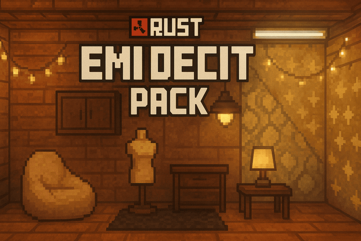 Rust Exhibit Decor Pack – Transform Your Base With Style
