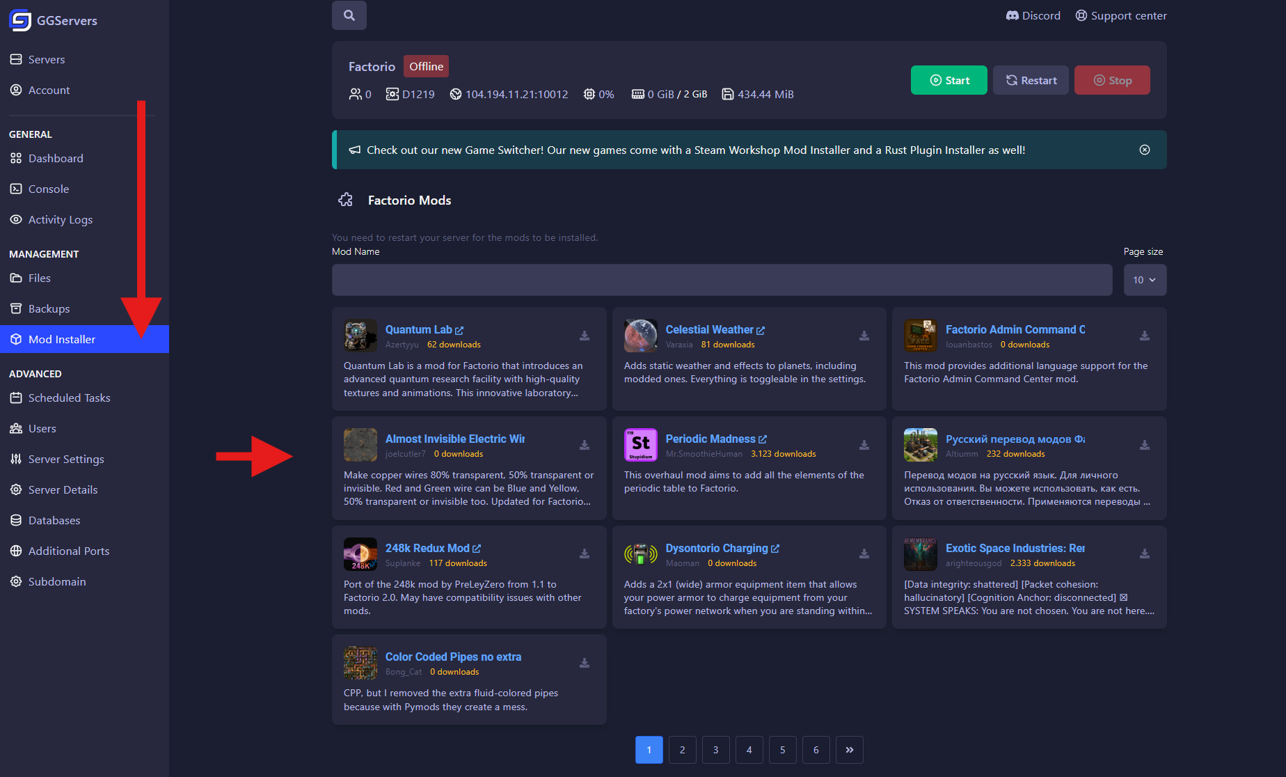 This Game Hosting Unveils Automatic Mod Installer for Factorio