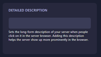 Detailed Description Field