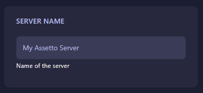 Server Name Updated