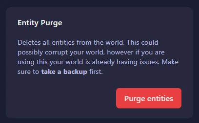 Entity Purge