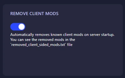 Remove Client-Sided Mods